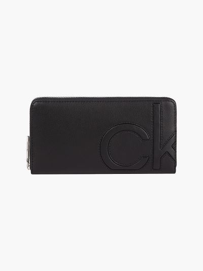 Calvin Klein Táskák & Kiegészítők HU340849 | Calvin Klein RFID-Blocking Large Zip Around Női Pénztár